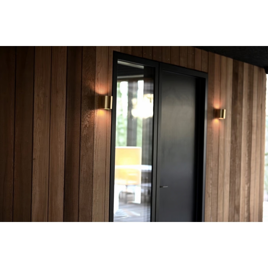 Nordlux - Aplica LED de exterior CANTO, 2xLED/5,5W/230V, IP44, auriu