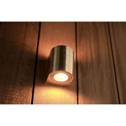 Nordlux - Aplica LED de exterior CANTO, 2xLED/5,5W/230V, IP44, auriu