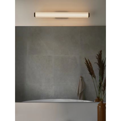 Nordlux - Aplica LED de perete pentru baie dimerizabilă VIRELLE LED/12W/230V 3000/4000K IP44 negru