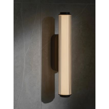 Nordlux - Aplică de perete LED dimerizabilă pentru baie VIRELLE LED/8W/230V 3000/4000K IP44 negru