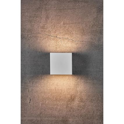 Nordlux - Aplica LED reglabilă pentru exterior TURN LED/13,8W/230V IP54 albă