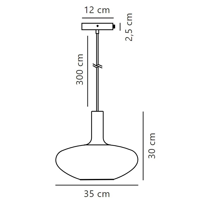 Nordlux - Candelabru suspendat pe cablu ALTON 1xE27/60W/230V alb/negru/alama