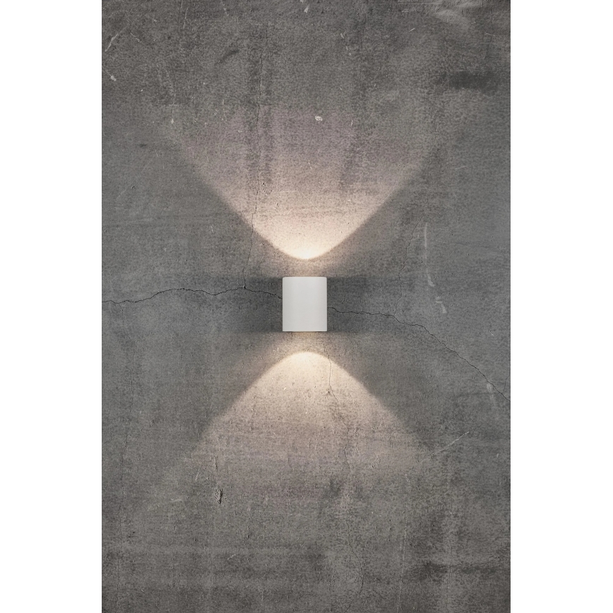 Nordlux CANTO Aplică de perete LED pentru exterior, 2xLED/6W/230V, IP44, alb