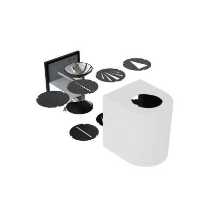 Nordlux CANTO Aplică de perete LED pentru exterior, 2xLED/6W/230V, IP44, alb