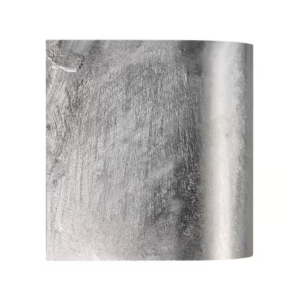 Nordlux - CANTO Aplică LED de exterior pentru perete 2xLED/6W/230V IP44 argintie