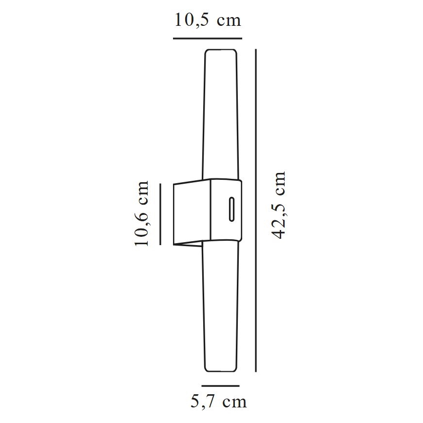 Nordlux - Corp de iluminat LED pentru oglindă de baie HELVA LED/9W/230V IP44