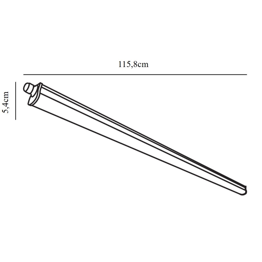 Nordlux - Corp de iluminat tehnic LED WESTPORT LED/39W/230V 4000K IP65