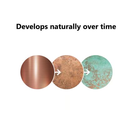 Nordlux - Lampă de exterior BLOKHUS 1xE27/60W/230V IP54 cupru