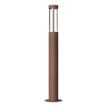 Nordlux - Lampă de exterior HELIX, 1x GU10/8W, 230V, IP44, finisaj ruginiu, 80 cm