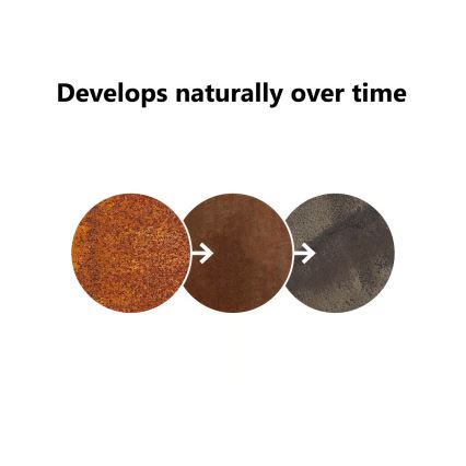 Nordlux - Lampă de exterior HELIX, 1x GU10/8W, 230V, IP44, finisaj ruginiu, 80 cm