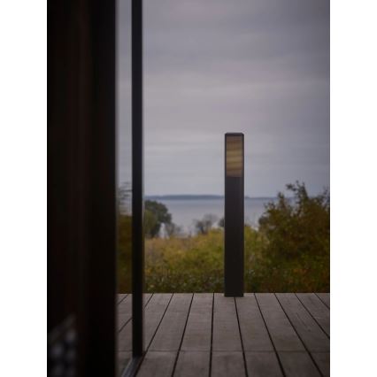 Nordlux - Lampă de exterior SIDARA 1xE27/15W/230V IP44 95 cm neagră