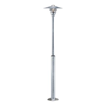 Nordlux - Lampă de exterior VEJERS 1xE27/60W/230V IP54 argintie 130 cm