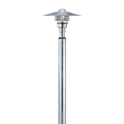Nordlux - Lampă de exterior VEJERS 1xE27/60W/230V IP54 argintie 130 cm