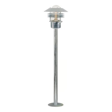 Nordlux - Lampă de exterior VEJERS 1xE27/60W/230V IP54 argintie 92 cm