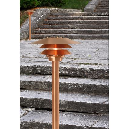 Nordlux - Lampă de exterior VENO 1xE27/60W/230V IP54 cupru