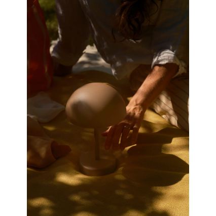 Nordlux - Lampă de masă LED reîncărcabilă, reglabilă, de exterior ELLEN LED/2,8W/3,7V 2200 mAh IP44 maro