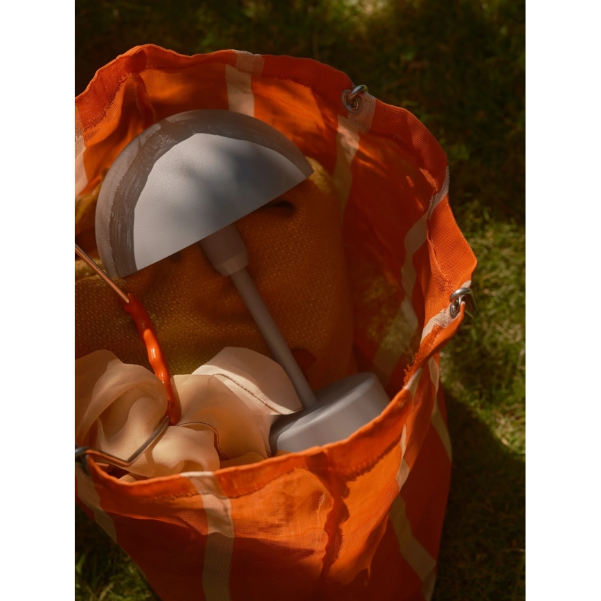 Nordlux - Lampă de masă exterioară LED reîncărcabilă, reglabilă ELLEN LED/2,8W/3,7V 2200 mAh IP44 gri