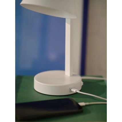 Nordlux - Lampă de masă WILMER 1xE14/40W/230V albă