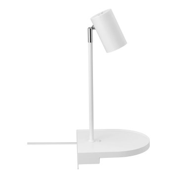 Nordlux - Lampă de perete CODY cu poliță, 1xGU10/15W/230V, albă