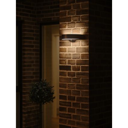 Nordlux - Lampă solară de perete cu LED și senzor MONAY LED/5W/5V 3000K IP44 2000 mAh negru