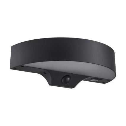 Nordlux - Lampă solară de perete cu LED și senzor MONAY LED/5W/5V 3000K IP44 2000 mAh negru