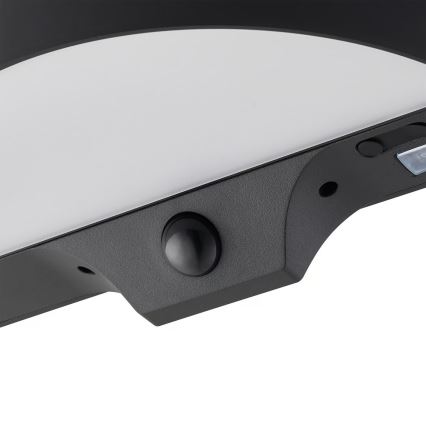 Nordlux - Lampă solară de perete cu LED și senzor MONAY LED/5W/5V 3000K IP44 2000 mAh negru