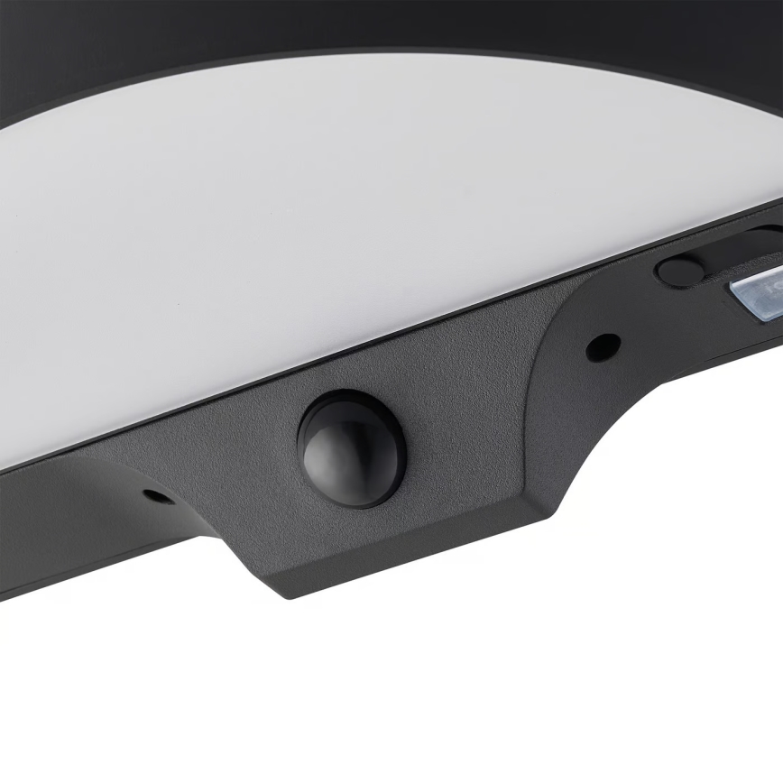 Nordlux - Lampă solară de perete cu LED și senzor MONAY LED/5W/5V 3000K IP44 2000 mAh negru