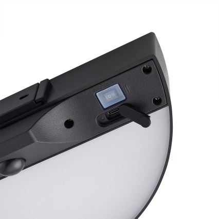 Nordlux - Lampă solară de perete cu LED și senzor MONAY LED/5W/5V 3000K IP44 2000 mAh negru