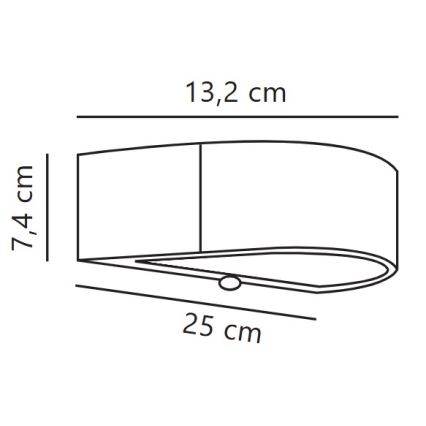 Nordlux - Lampă solară de perete cu LED și senzor MONAY LED/5W/5V 3000K IP44 2000 mAh negru