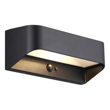 Nordlux - Lampă solară LED cu senzor MARCELLIO, LED/5W/5V, IP54, 2200 mAh, negru