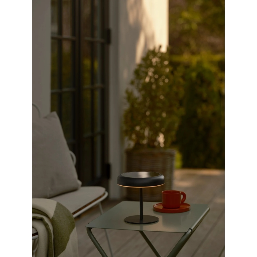 Nordlux - Lampă solară LED ELMER, 2W/3,7V, IP44, neagră