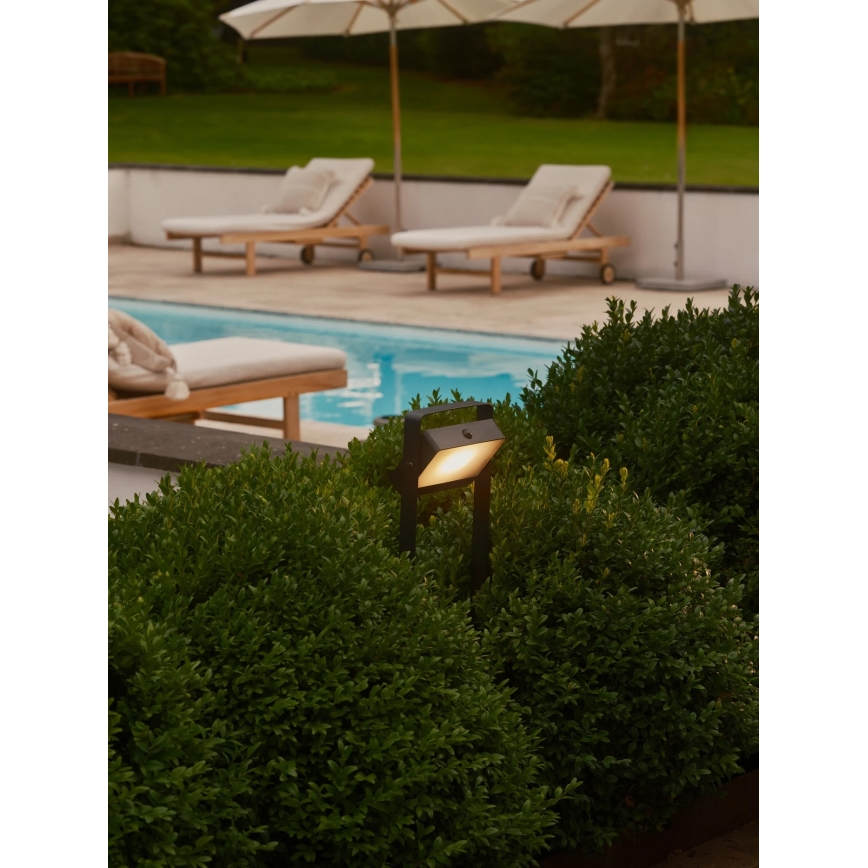 Nordlux - Lampă solară LED SAULIO, 4,45 W, 3,7 V, IP44, 2000 mAh, 60 cm