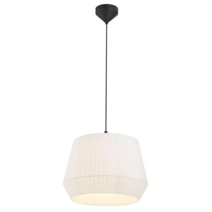Nordlux - Lampă suspendată cu cablu DICTE 1xE27/60W/230V Ø40 cm albă