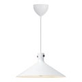 Nordlux - Lampă suspendată cu cablu DORINA, 1xE27/60W/230V, albă, Ø 45 cm