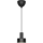 Nordlux - Lampă suspendată MATIS 1xE27/40W/230V neagră
