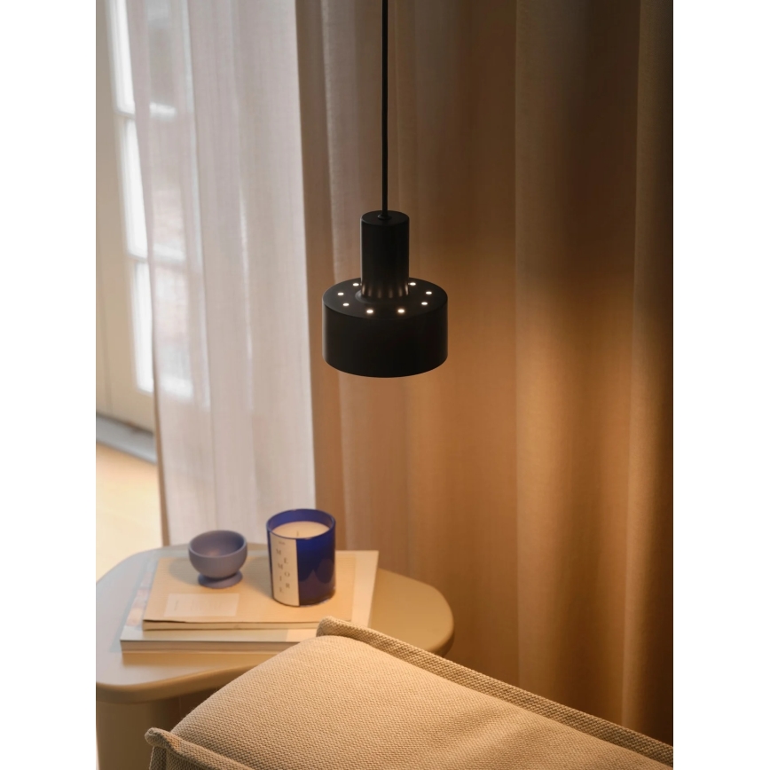 Nordlux - Lampă suspendată MATIS 1xE27/40W/230V neagră