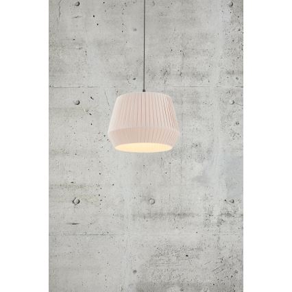 Nordlux - Lampă suspendată pe cablu DICTE, 1xE27/60W/230V, Ø40 cm, bej
