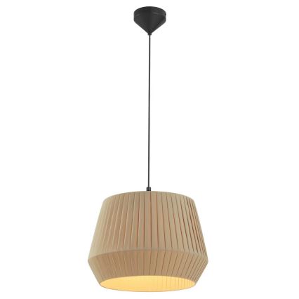Nordlux - Lampă suspendată pe cablu DICTE, 1xE27/60W/230V, Ø40 cm, bej