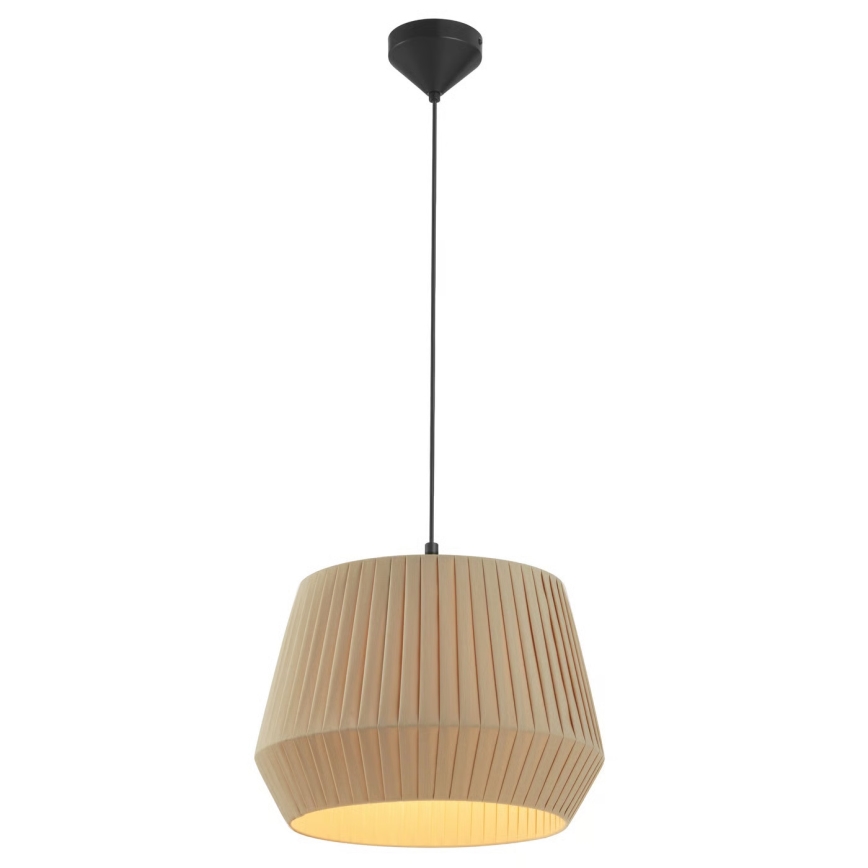 Nordlux - Lampă suspendată pe cablu DICTE, 1xE27/60W/230V, Ø40 cm, bej