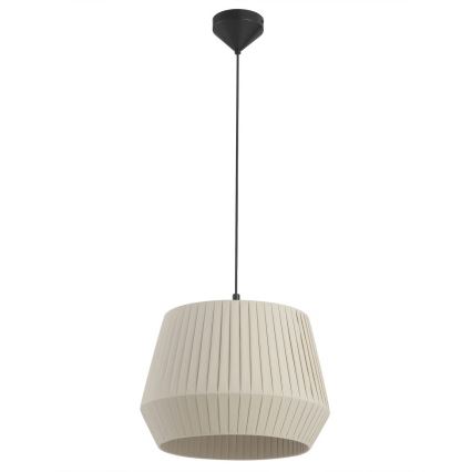 Nordlux - Lampă suspendată pe cablu DICTE, 1xE27/60W/230V, Ø40 cm, bej