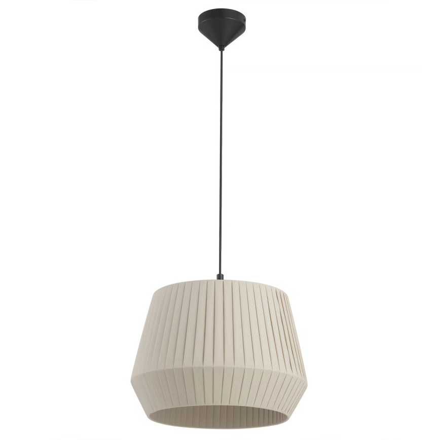 Nordlux - Lampă suspendată pe cablu DICTE, 1xE27/60W/230V, Ø40 cm, bej
