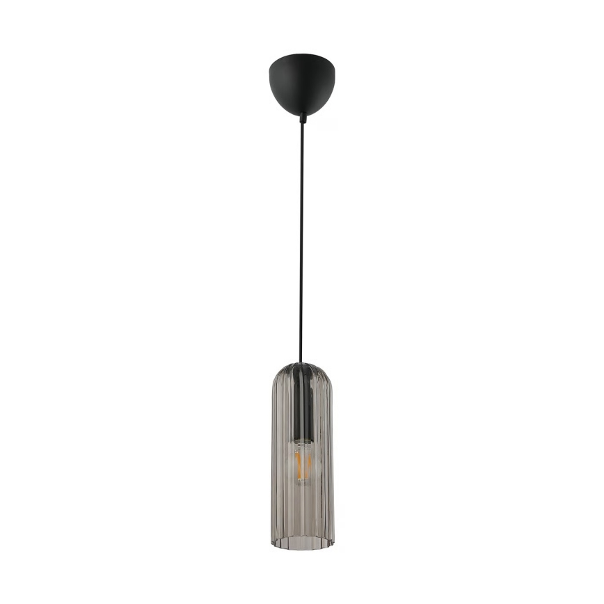 Nordlux - Lampă suspendată pe cablu MIELLA, 1xE27/25W/230V, fumurie