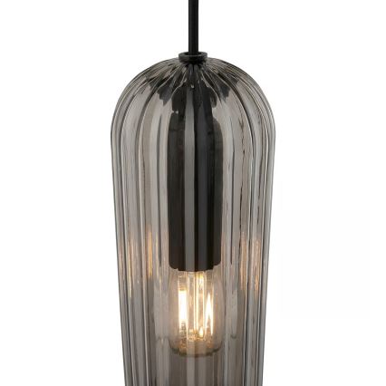 Nordlux - Lampă suspendată pe cablu MIELLA, 1xE27/25W/230V, fumurie