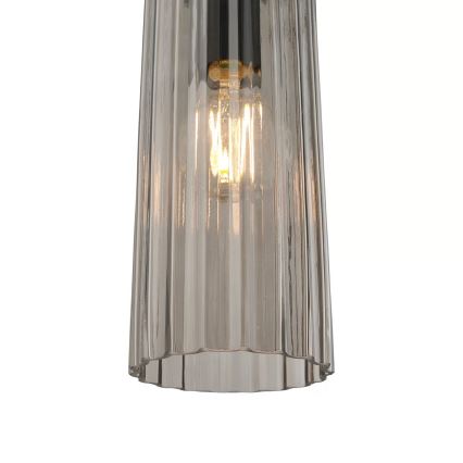 Nordlux - Lampă suspendată pe cablu MIELLA, 1xE27/25W/230V, fumurie