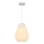 Nordlux - Lampă suspendată SALLINO cu cablu, 1xE27/15W/230V, Ø 24 cm, albă