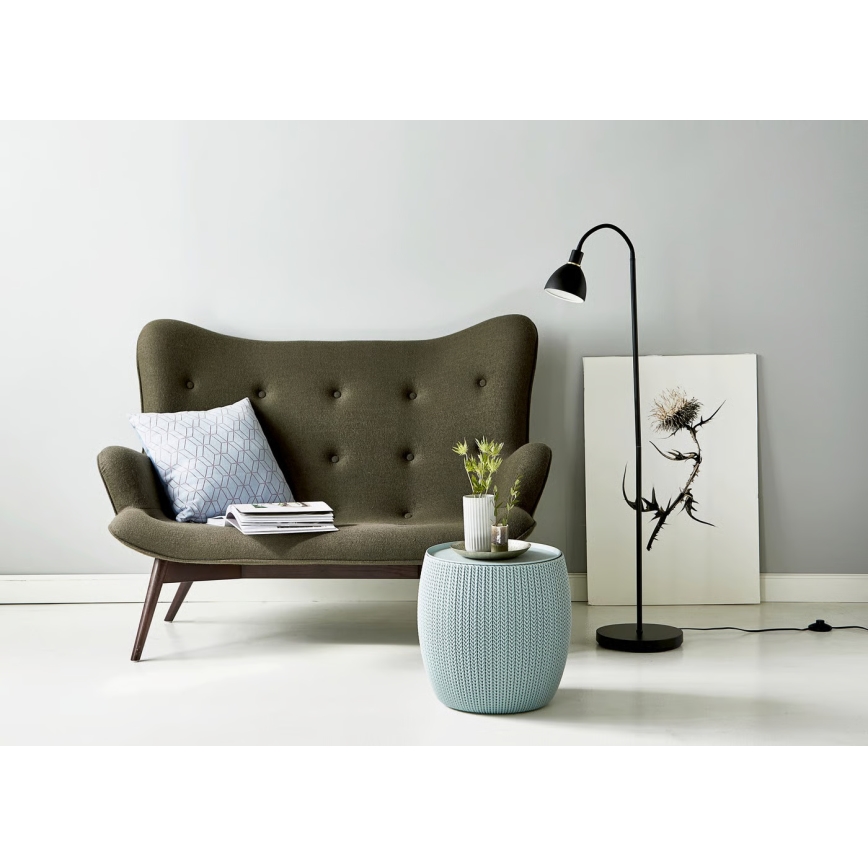 Nordlux - Lampadar RAY 1xE14/25W/230V negru 153,5 cm