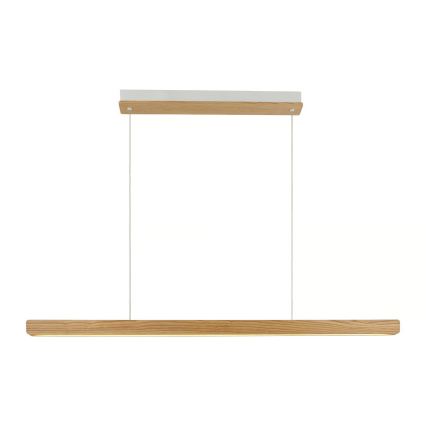 Nordlux - Lustră LED dimmabilă ILGAS suspendată pe cablu, 47W/230V, 3000K, bej/alb/frasin, 115 cm