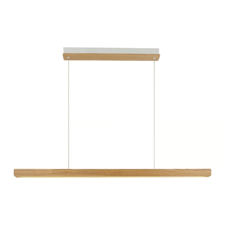 Nordlux - Lustră LED dimmabilă ILGAS suspendată pe cablu, 47W/230V, 3000K, bej/alb/frasin, 115 cm