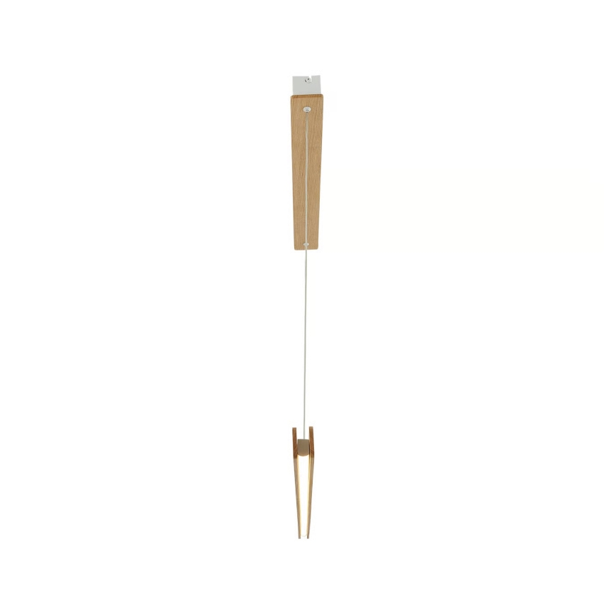 Nordlux - Lustră LED dimmabilă ILGAS suspendată pe cablu, 47W/230V, 3000K, bej/alb/frasin, 115 cm