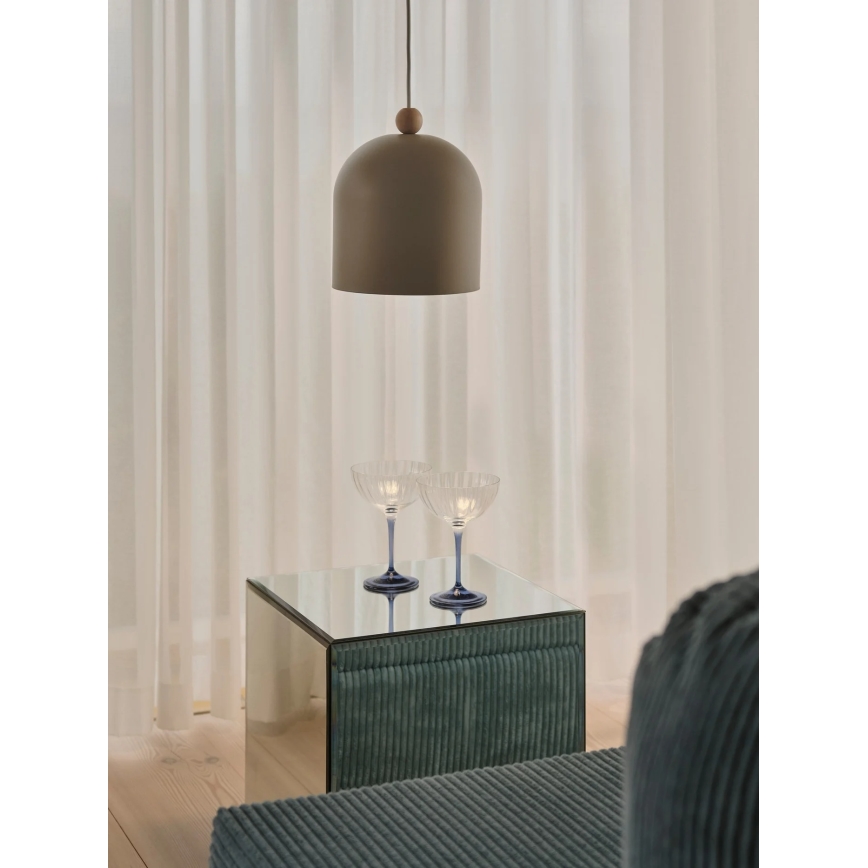 Nordlux - Lustră suspendată cu cablu GASTON 1xE27/40W/230V bej